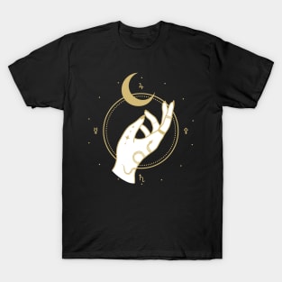 Occult Hand in Gold T-Shirt